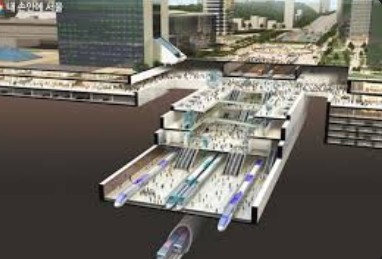 테헤란로 업무지구 고층 빌딩 전경